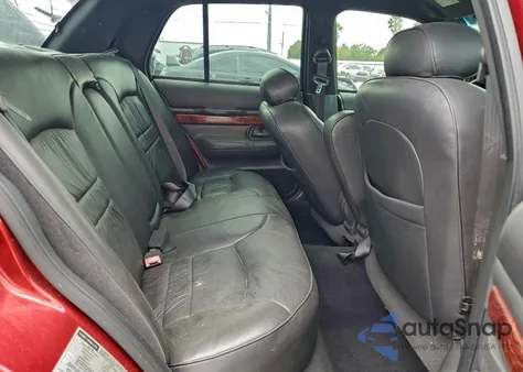 2001 Mercury Grand Marquis Ls z USA, uszkodzony, nr VIN 2MEFM75WX1X656177